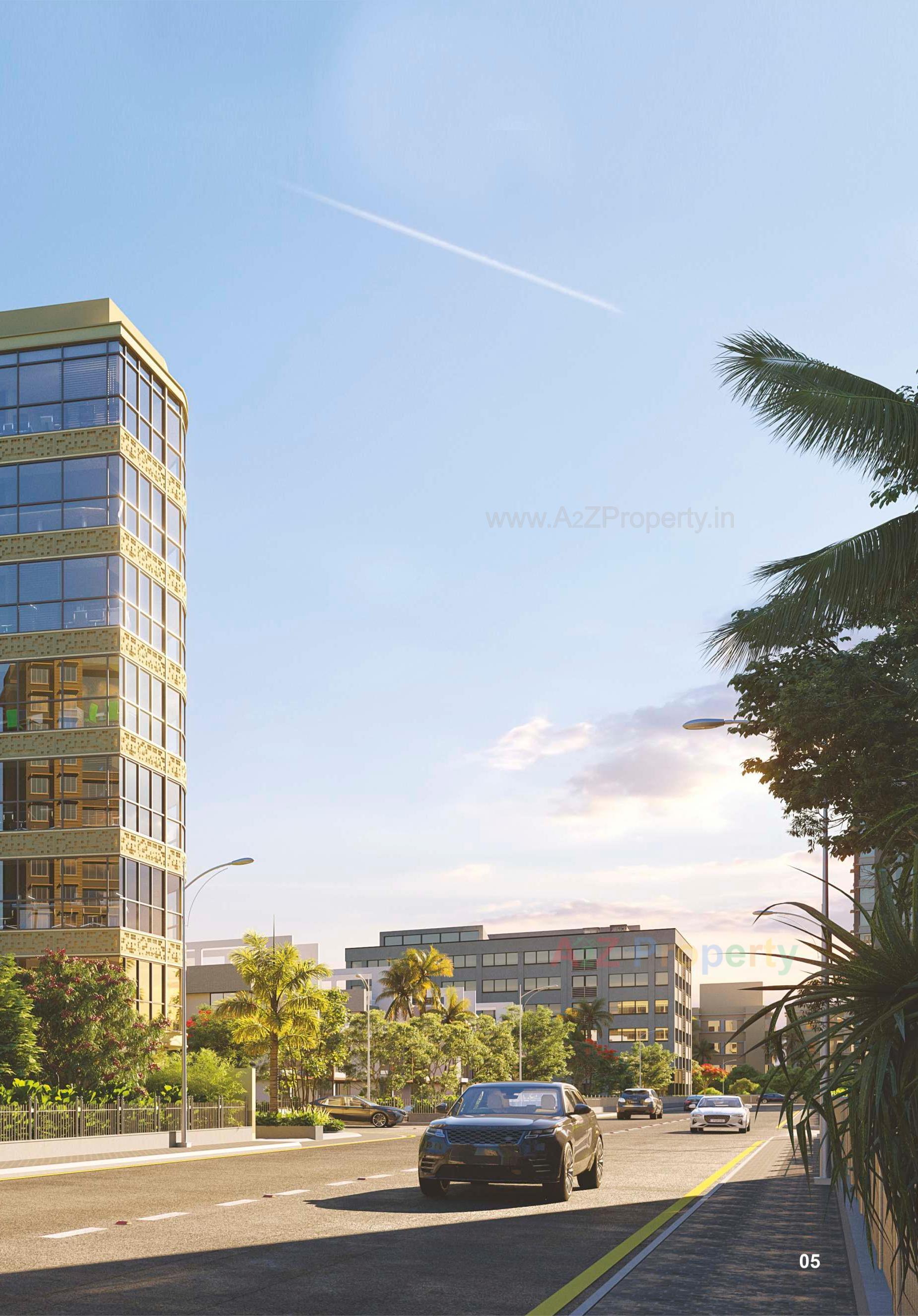 3D Elevation of real estate project Apple Gold located at Nana-mava, Rajkot, Gujarat