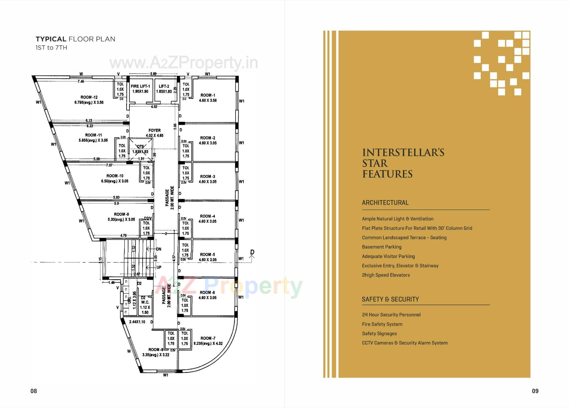 Layout of real estate project Apple Gold located at Nana-mava, Rajkot, Gujarat