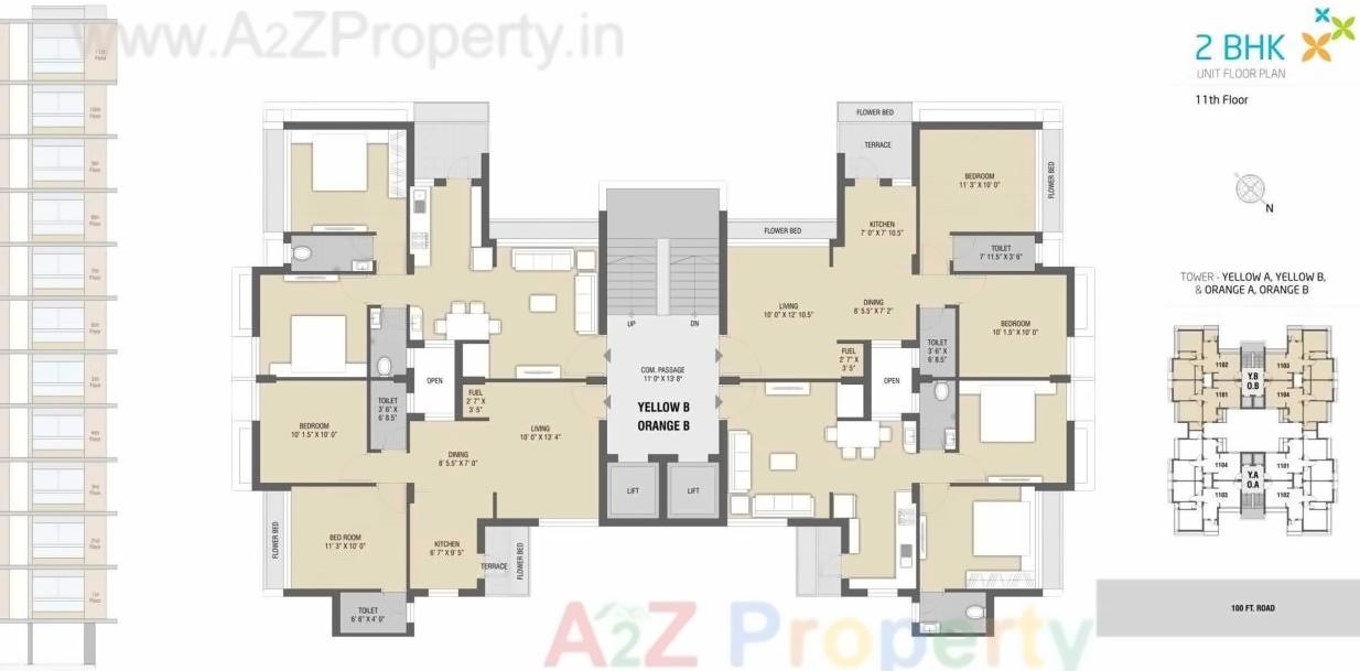 Layout of real estate project Apple Greens located at Madhapar, Rajkot, Gujarat
