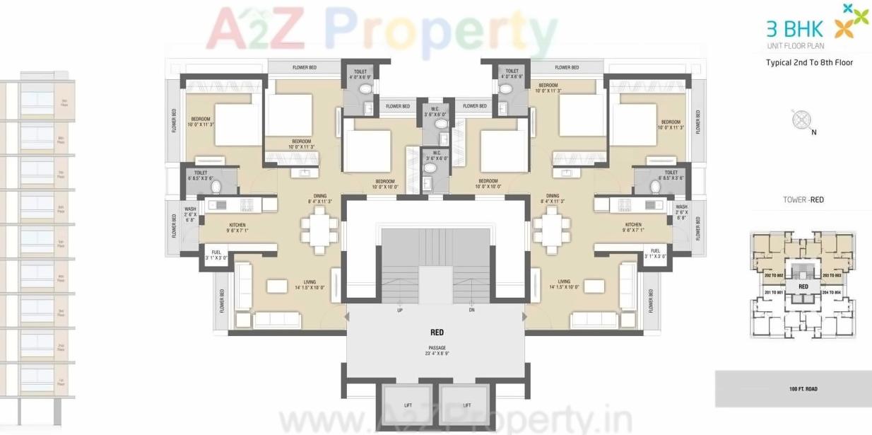 Layout of real estate project Apple Greens located at Madhapar, Rajkot, Gujarat