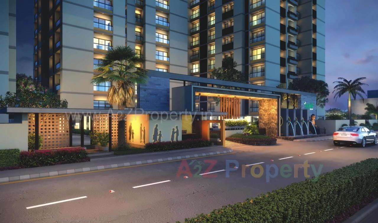 3D Elevation of real estate project Apple Greens located at Madhapar, Rajkot, Gujarat