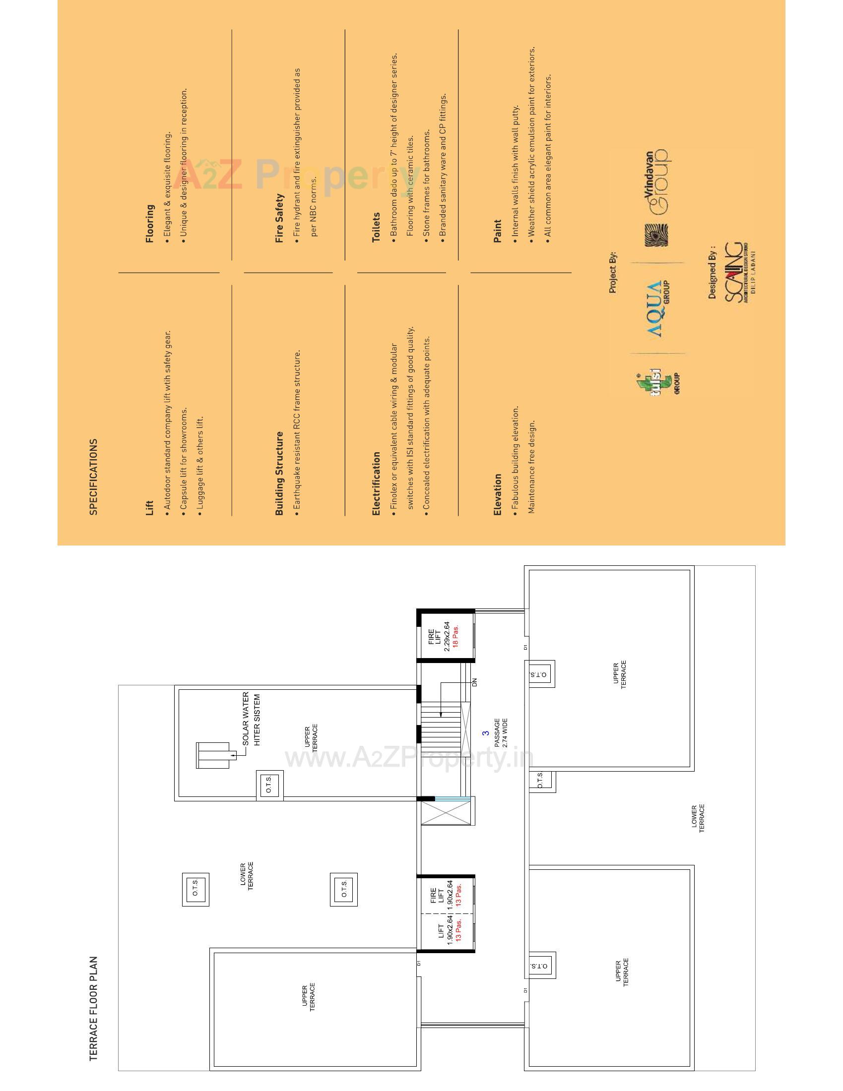  of real estate project Aqua Coral located at Mota-mava, Rajkot, Gujarat
