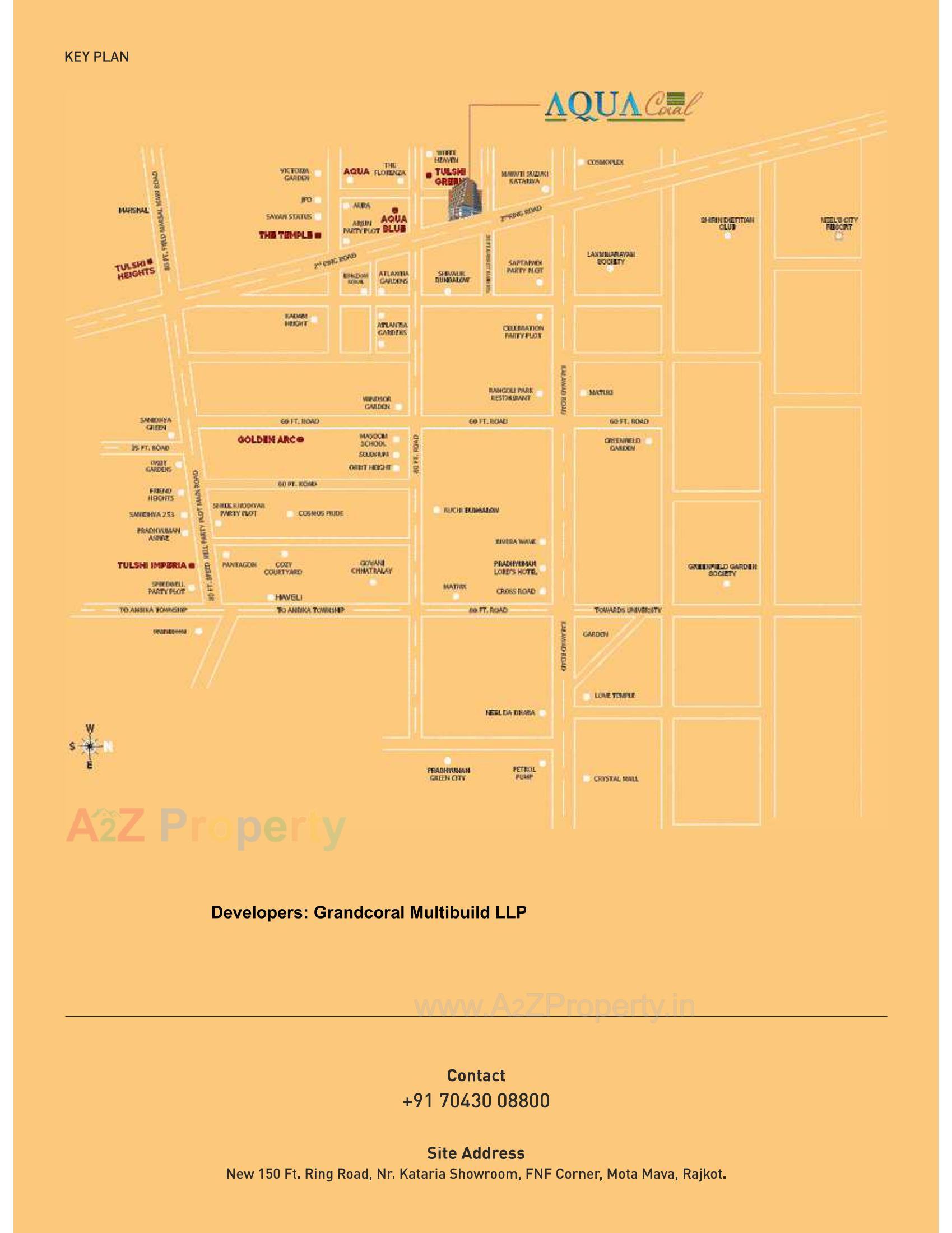  of real estate project Aqua Coral located at Mota-mava, Rajkot, Gujarat
