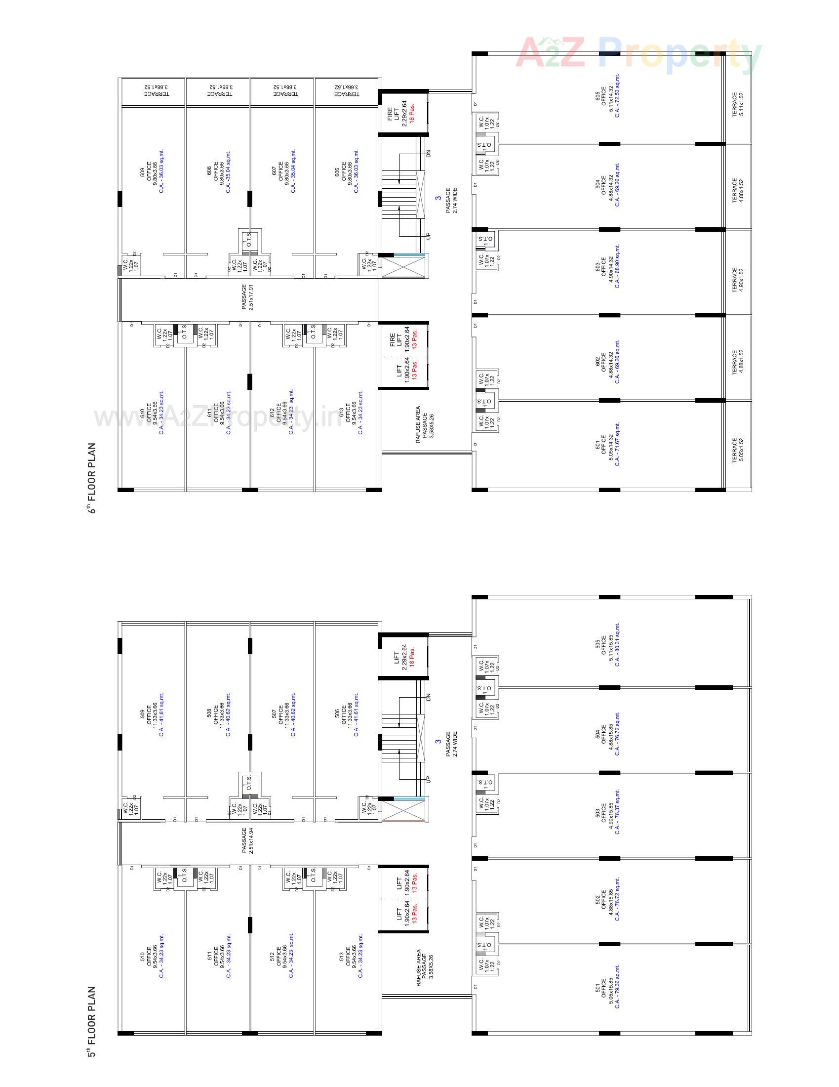 Layout of real estate project Aqua Coral located at Mota-mava, Rajkot, Gujarat