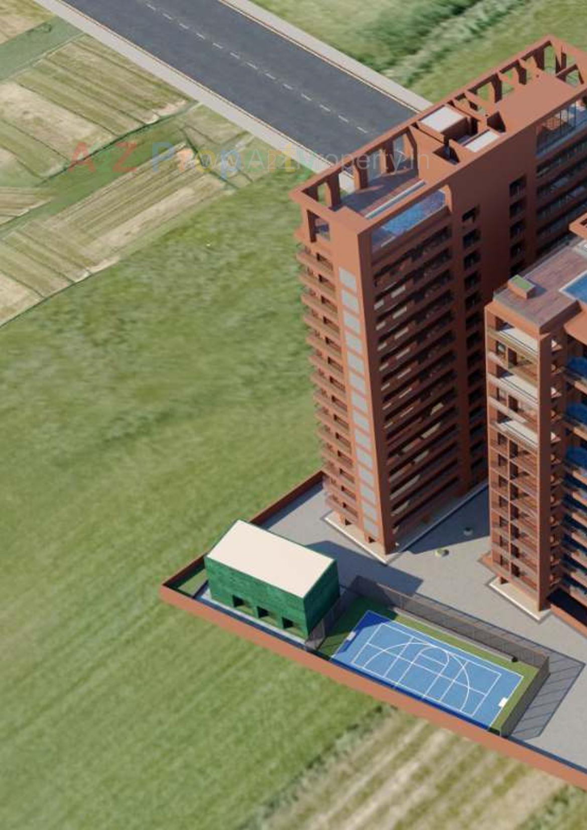 3D Elevation of real estate project Arise located at Ghanteshwar, Rajkot, Gujarat