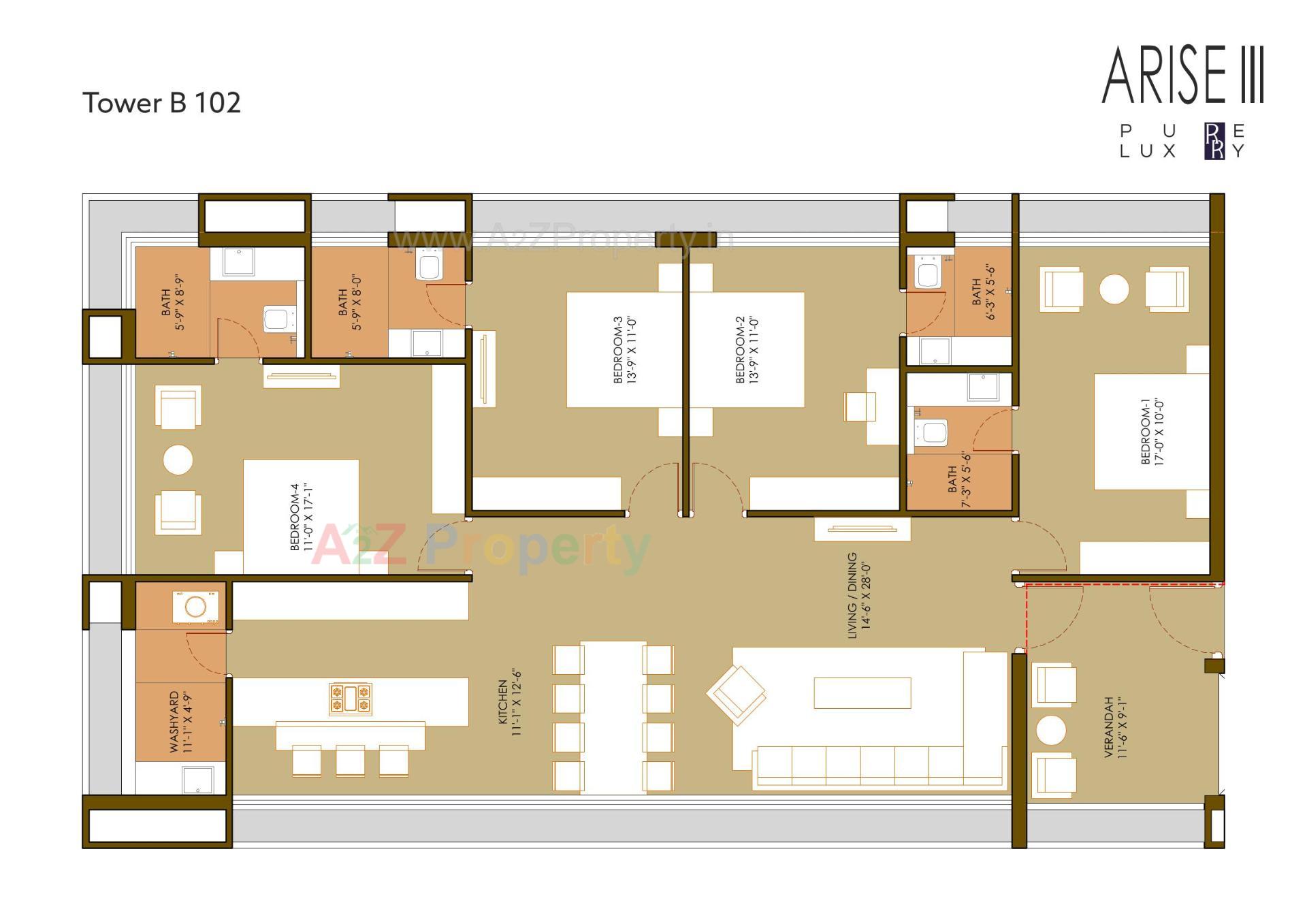 Layout of real estate project Arise located at Ghanteshwar, Rajkot, Gujarat