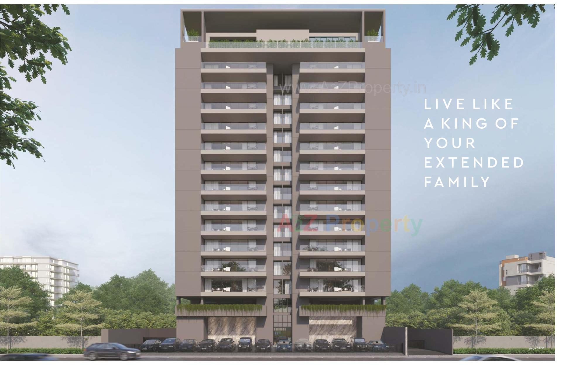 3D Elevation of real estate project Arise located at Vejagam, Rajkot, Gujarat