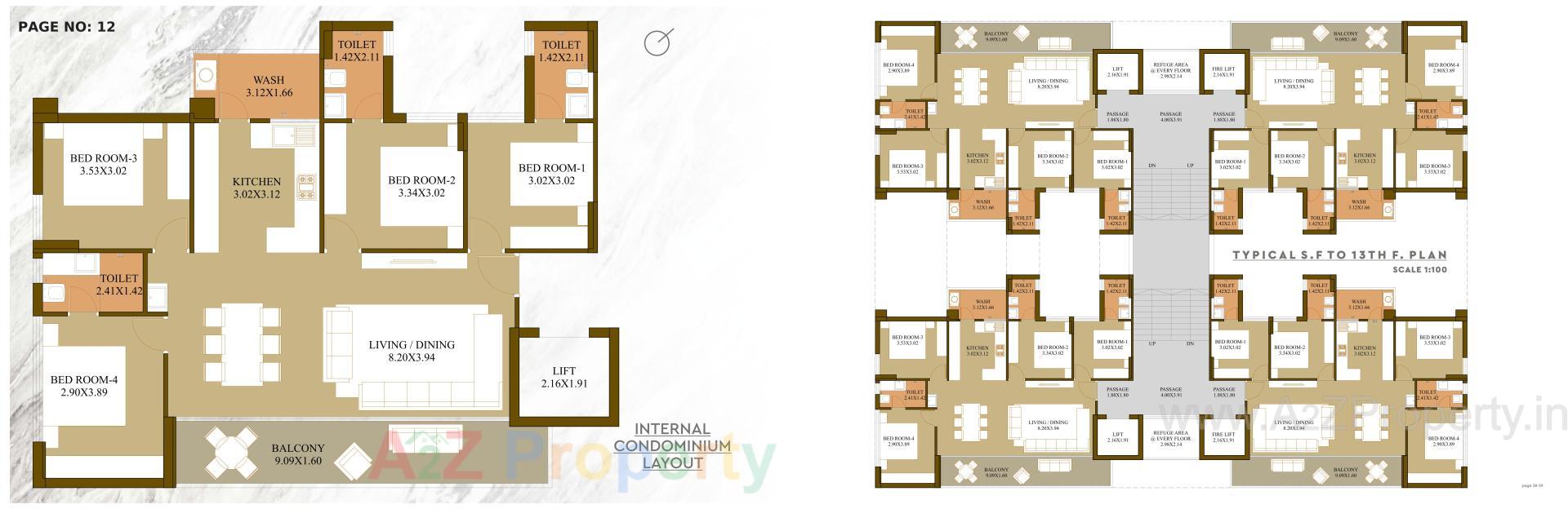 Layout of real estate project Arise located at Vejagam, Rajkot, Gujarat
