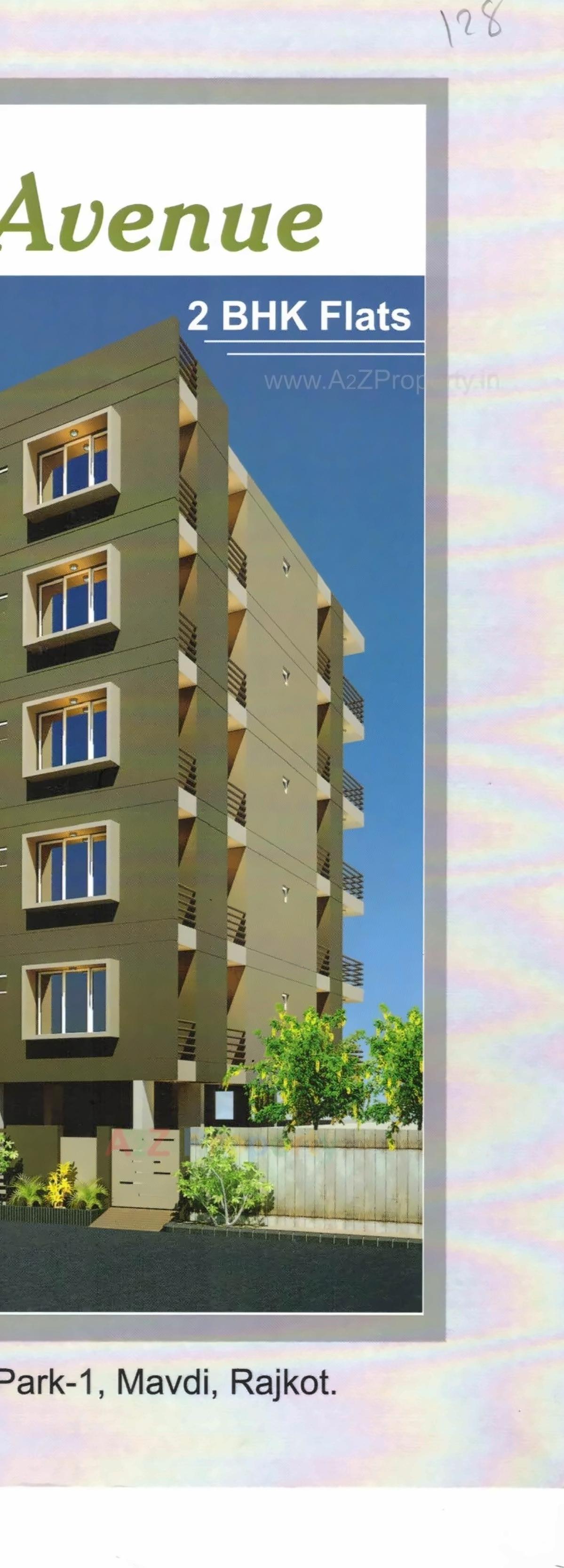 3D Elevation of real estate project Arya Avenue located at Rajkot, Rajkot, Gujarat
