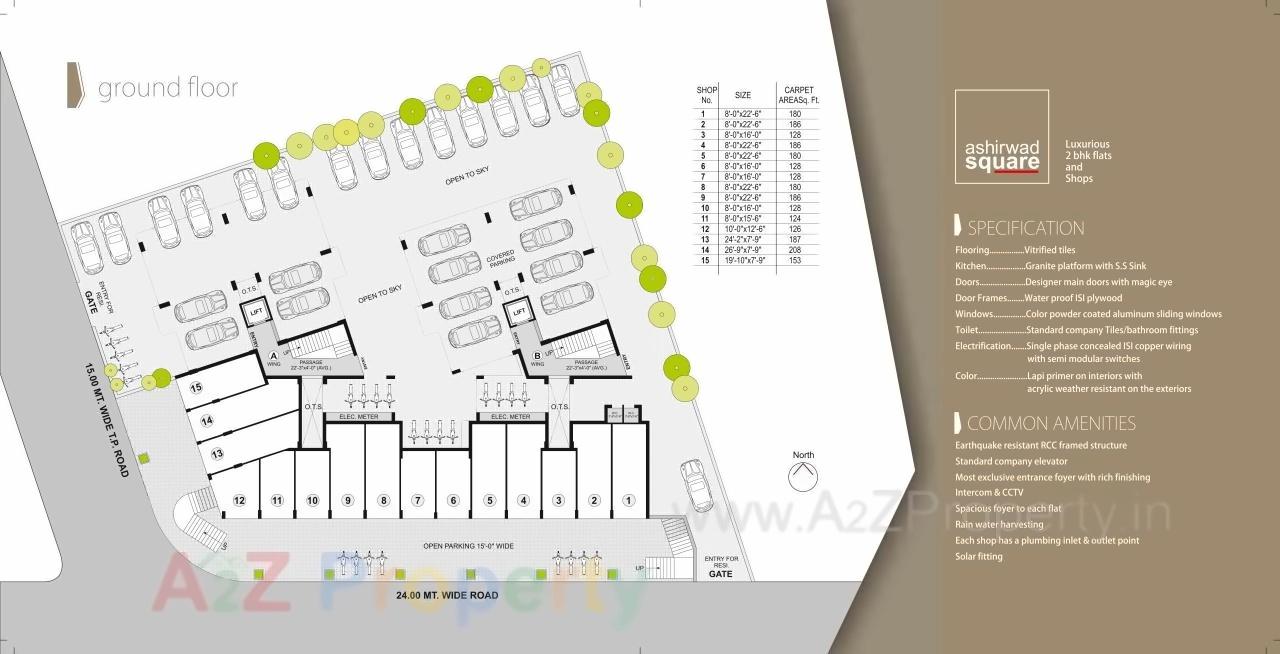  of real estate project Ashirwad Square located at Rajkot, Rajkot, Gujarat