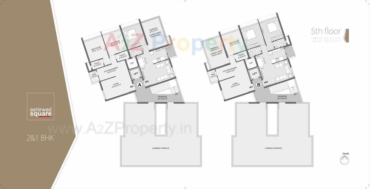 Layout of real estate project Ashirwad Square located at Rajkot, Rajkot, Gujarat