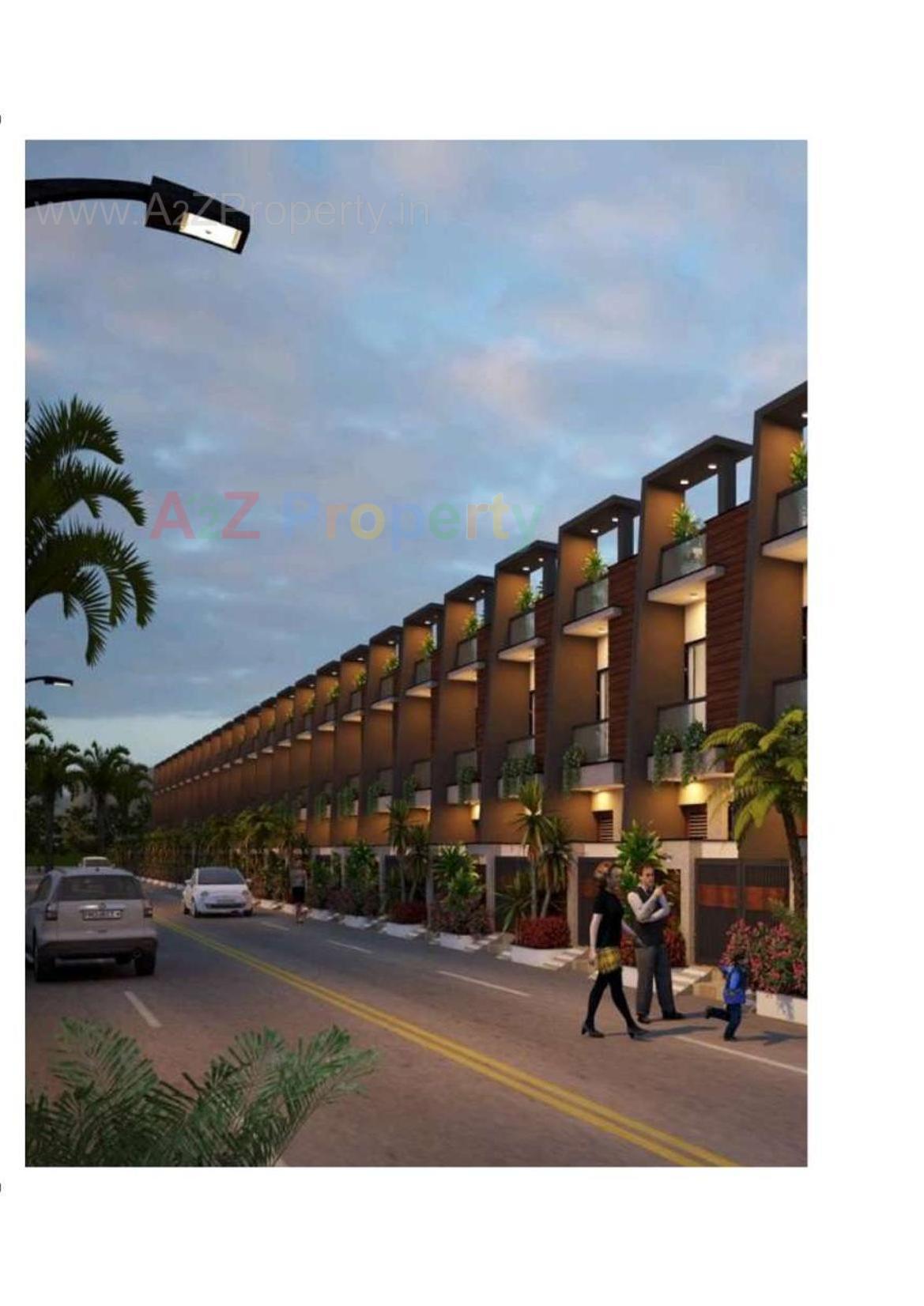 3D Elevation of real estate project Ashutosh Residency located at Vajdi, Rajkot, Gujarat