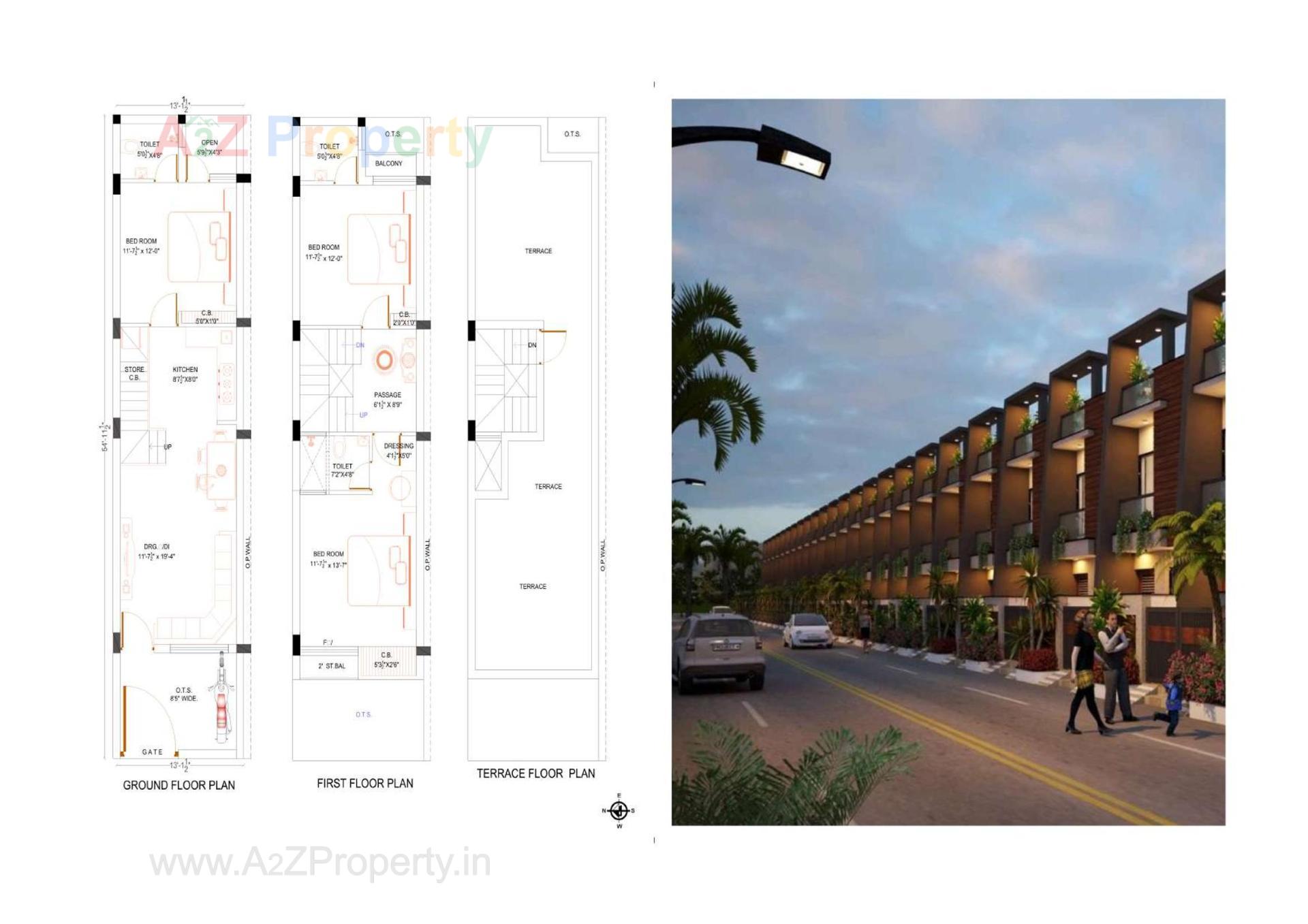  of real estate project Ashutosh Residency located at Vajdi, Rajkot, Gujarat