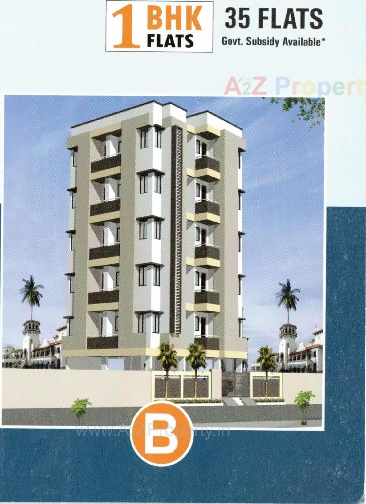 3D Elevation of real estate project Asman Avenue located at Mavdi, Rajkot, Gujarat