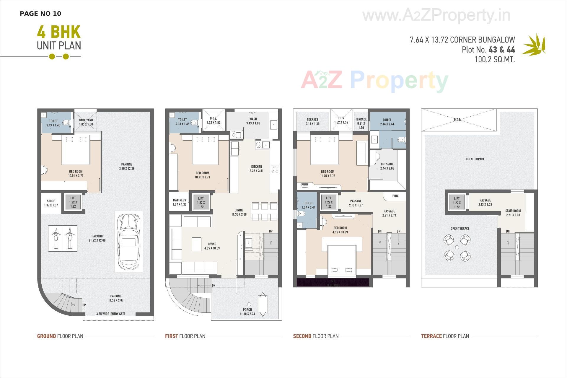 Layout of real estate project Asopalav Bungalows located at Vavdi, Rajkot, Gujarat