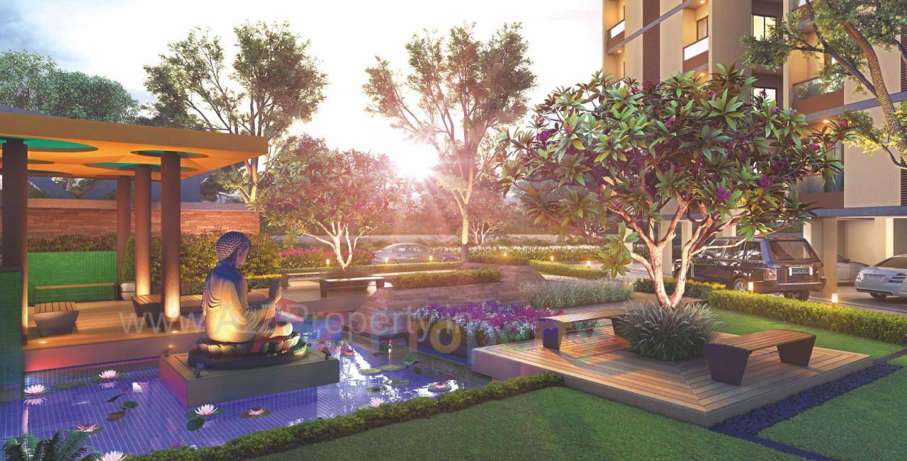 3D Elevation of real estate project Asopalav Enigma located at Mavdi, Rajkot, Gujarat