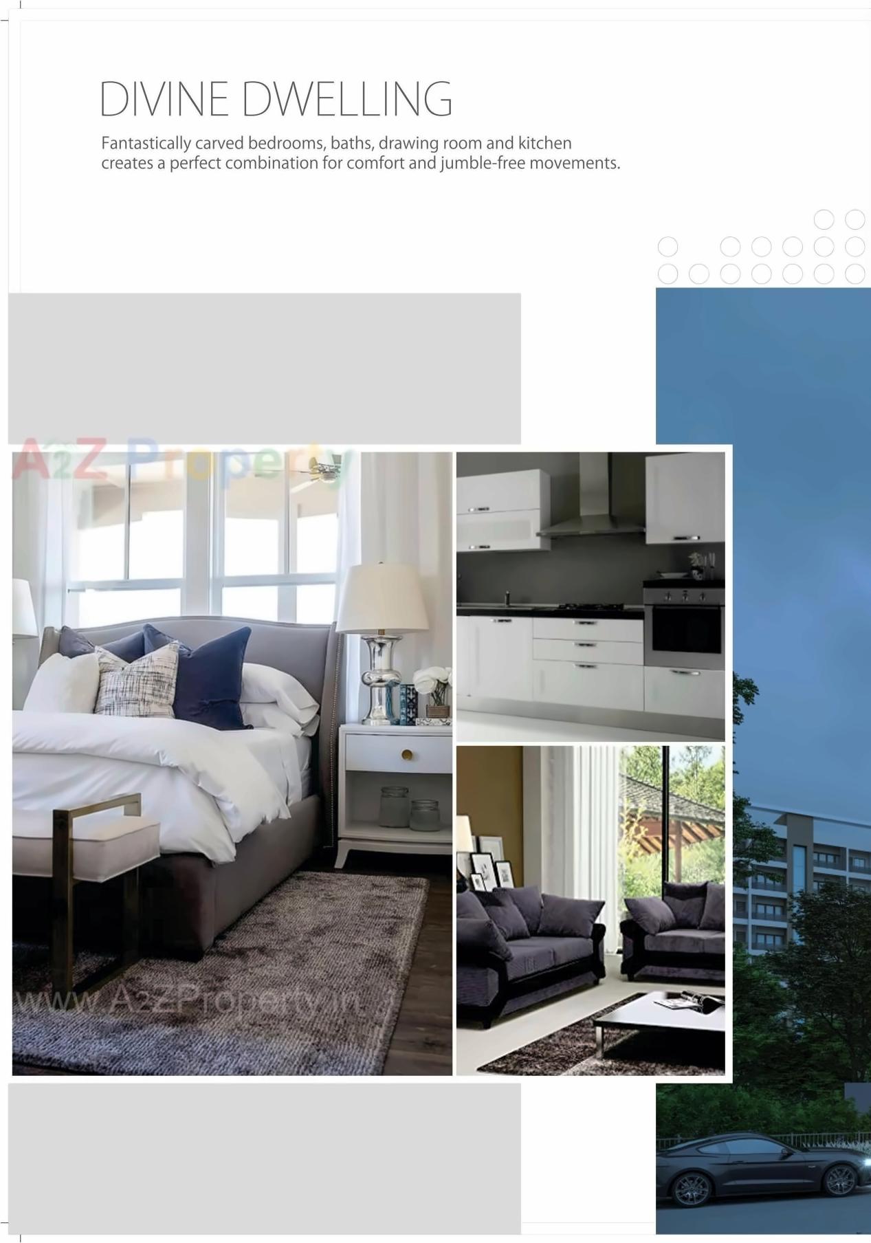 3D Elevation of real estate project Asopalav Heaven located at Nanamava, Rajkot, Gujarat