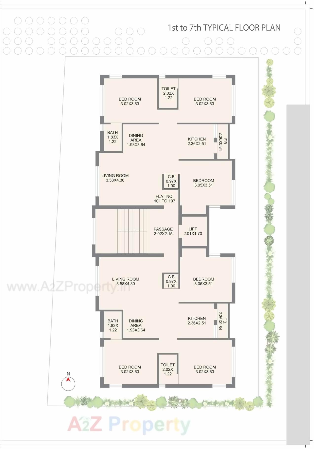 Layout of real estate project Asopalav Heaven located at Nanamava, Rajkot, Gujarat