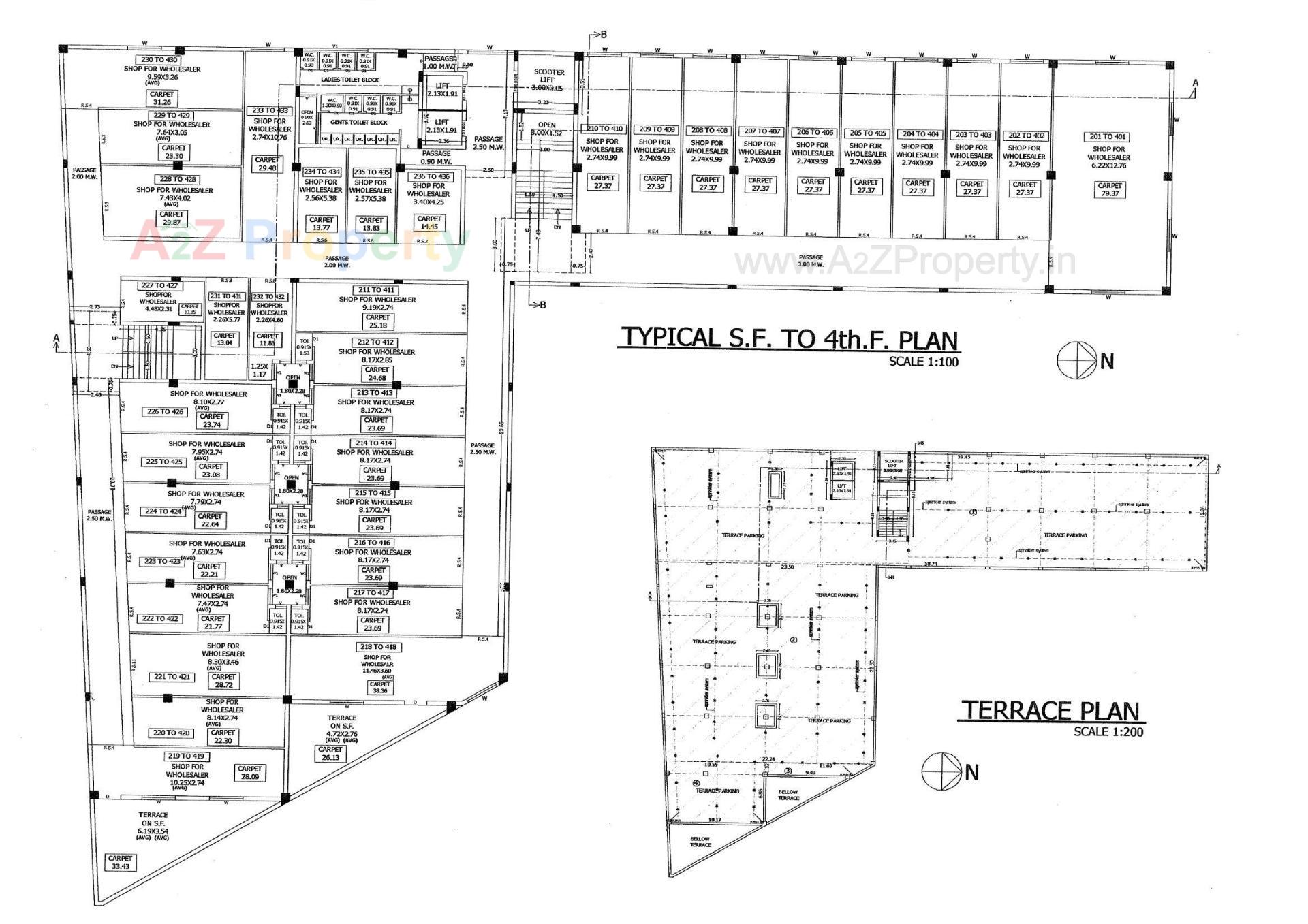 Layout of real estate project Asopalav Triangle located at Uran, Rajkot, Gujarat
