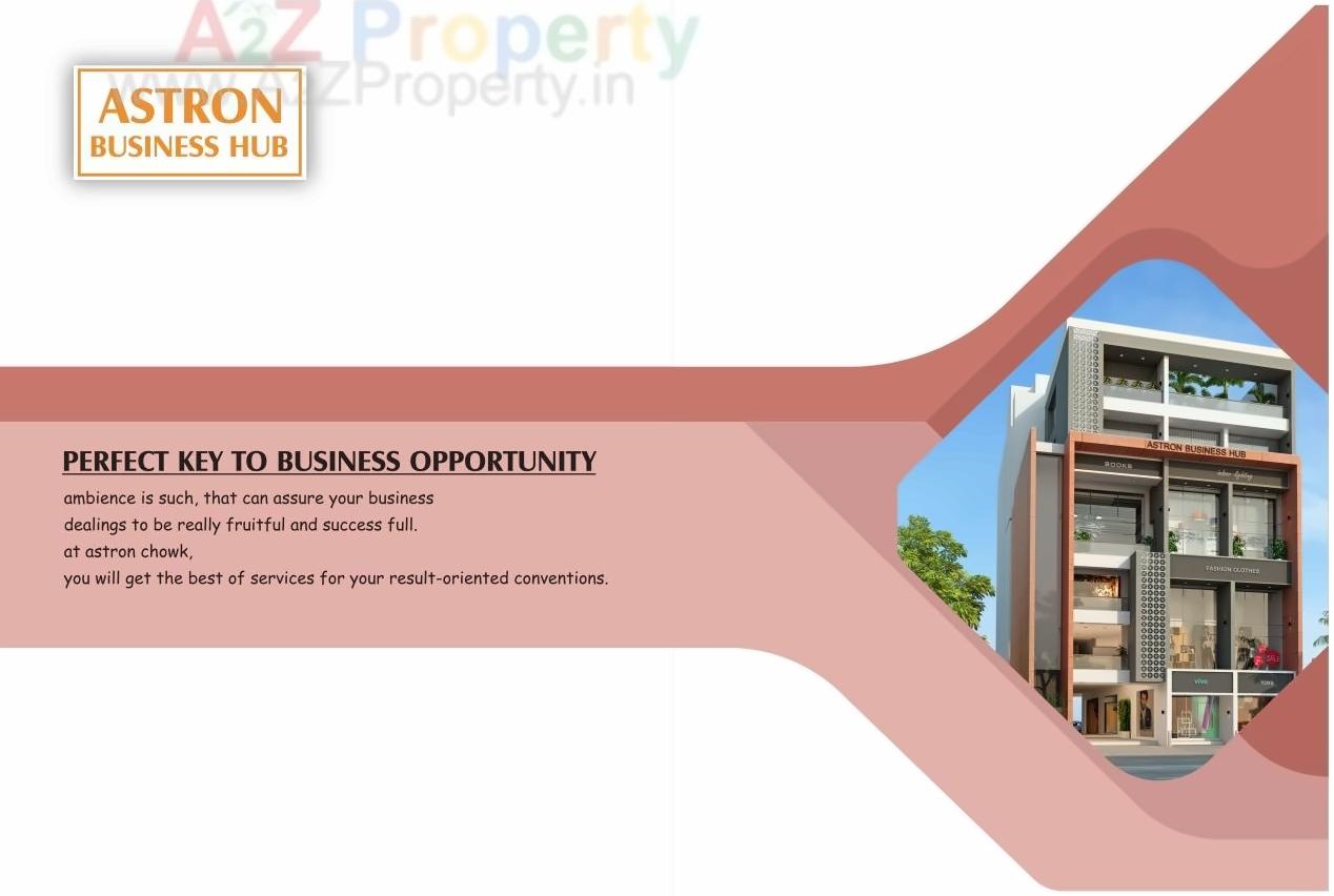 3D Elevation of real estate project Astron Business Hub located at Rajkot, Rajkot, Gujarat