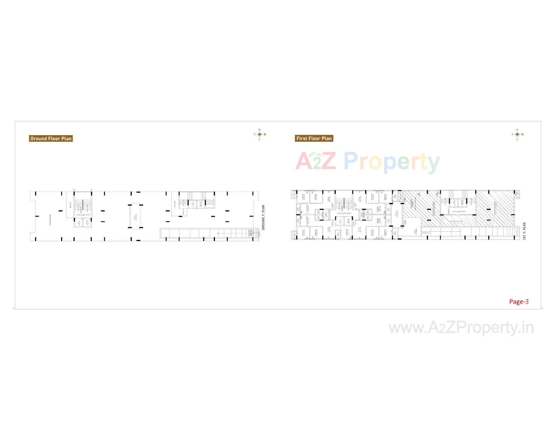 Layout of real estate project Atithi Heights located at Kangshiyali, Rajkot, Gujarat