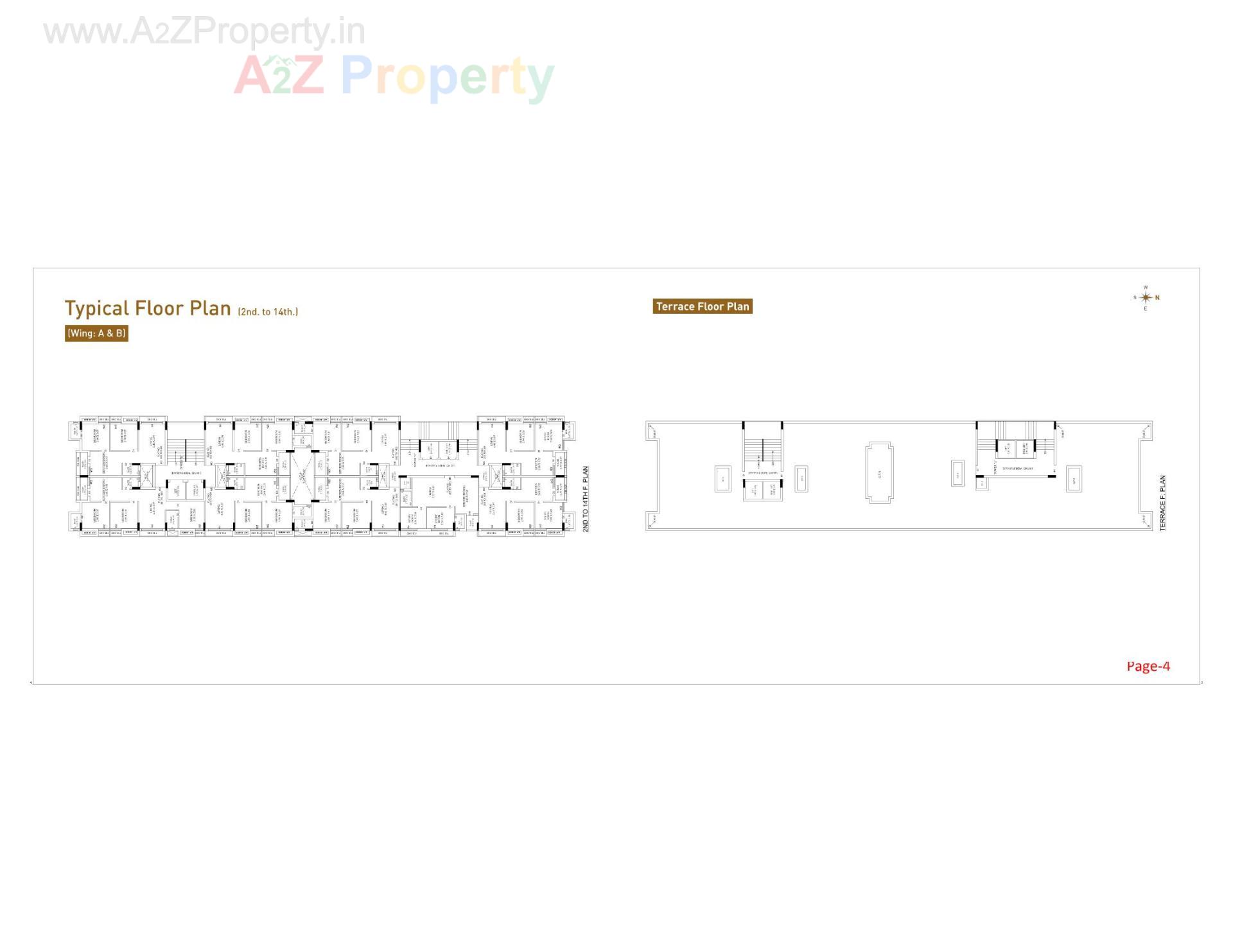 Layout of real estate project Atithi Heights located at Kangshiyali, Rajkot, Gujarat