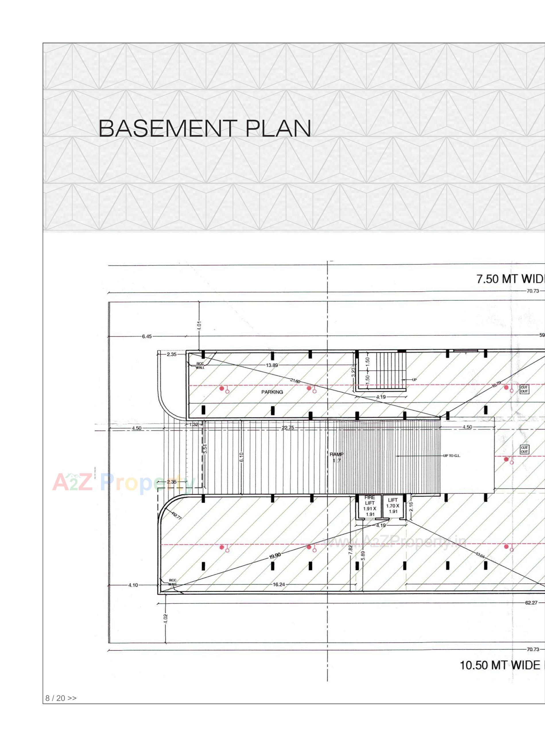Layout of real estate project Atlantis Arihant located at Raiya, Rajkot, Gujarat