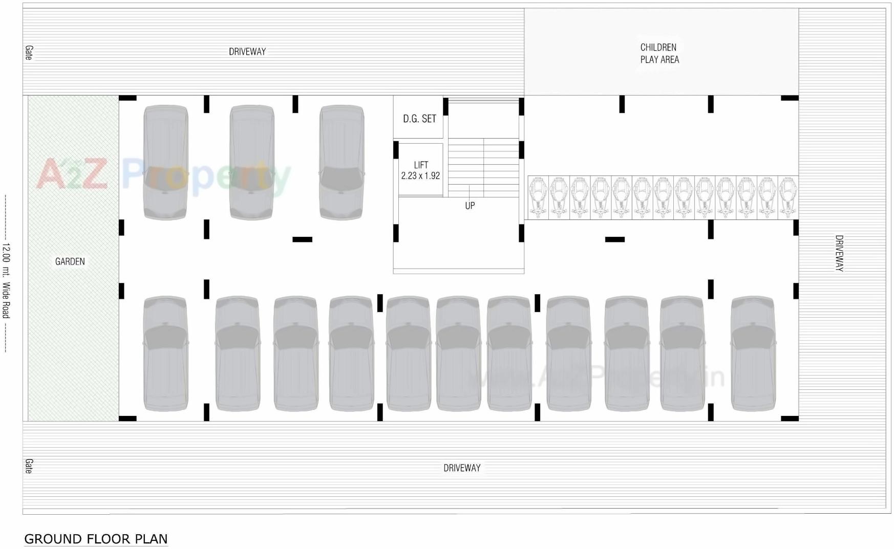 Layout of real estate project Atlantis Garden located at Rajkot, Rajkot, Gujarat