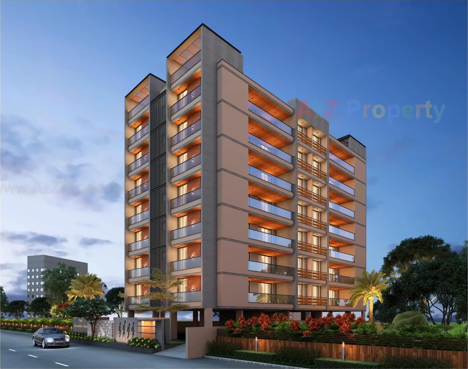 3D Elevation of real estate project Atlantis Garden located at Rajkot, Rajkot, Gujarat