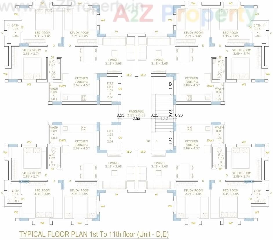 Layout of real estate project Atlantis Heights located at Kangashiyali, Rajkot, Gujarat