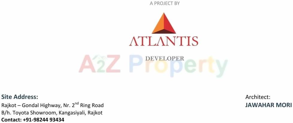  of real estate project Atlantis Heights located at Kangashiyali, Rajkot, Gujarat