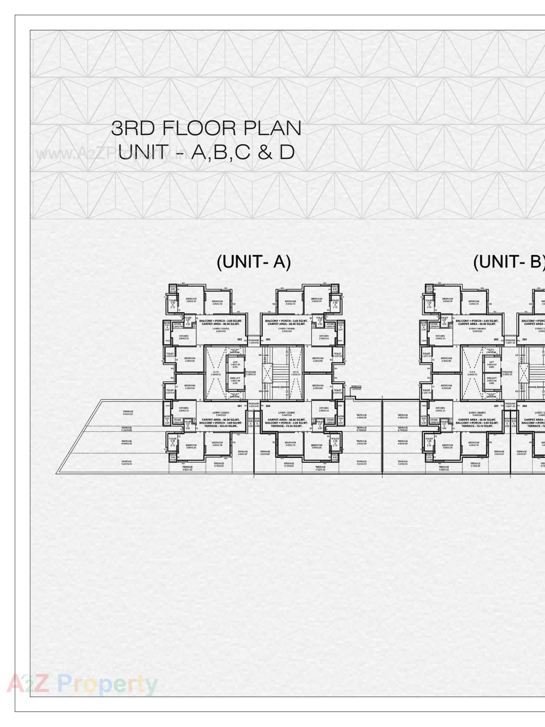 Layout of real estate project Atlantis Hills located at Raiya, Rajkot, Gujarat