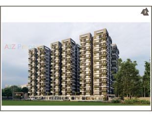 Elevation of real estate project Atulya City located at Kangshiyali, Rajkot, Gujarat