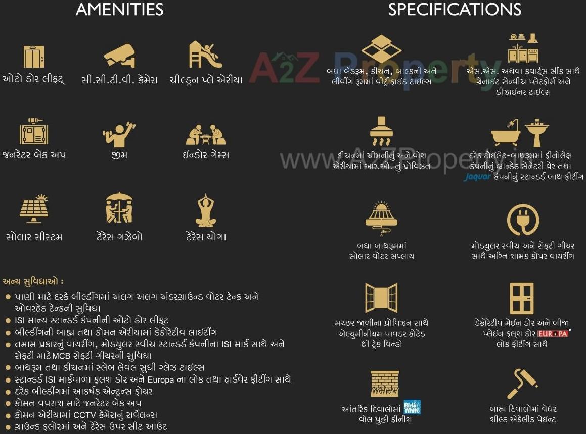  of real estate project Atulyam Aangan located at Madhapar, Rajkot, Gujarat