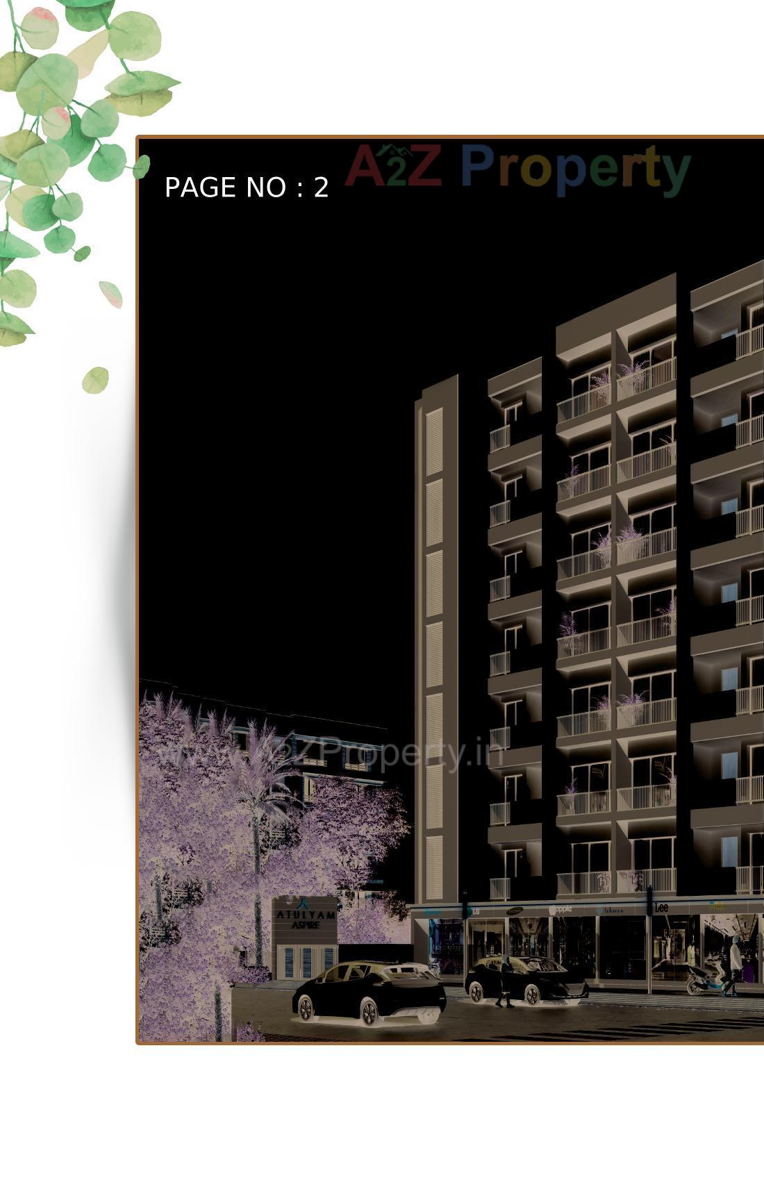 3D Elevation of real estate project Atulyam Aspire located at Rajkot, Rajkot, Gujarat