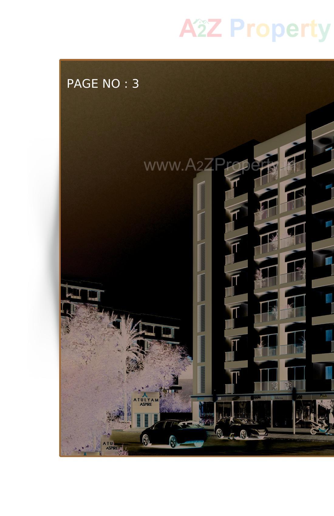 3D Elevation of real estate project Atulyam Aspire located at Rajkot, Rajkot, Gujarat