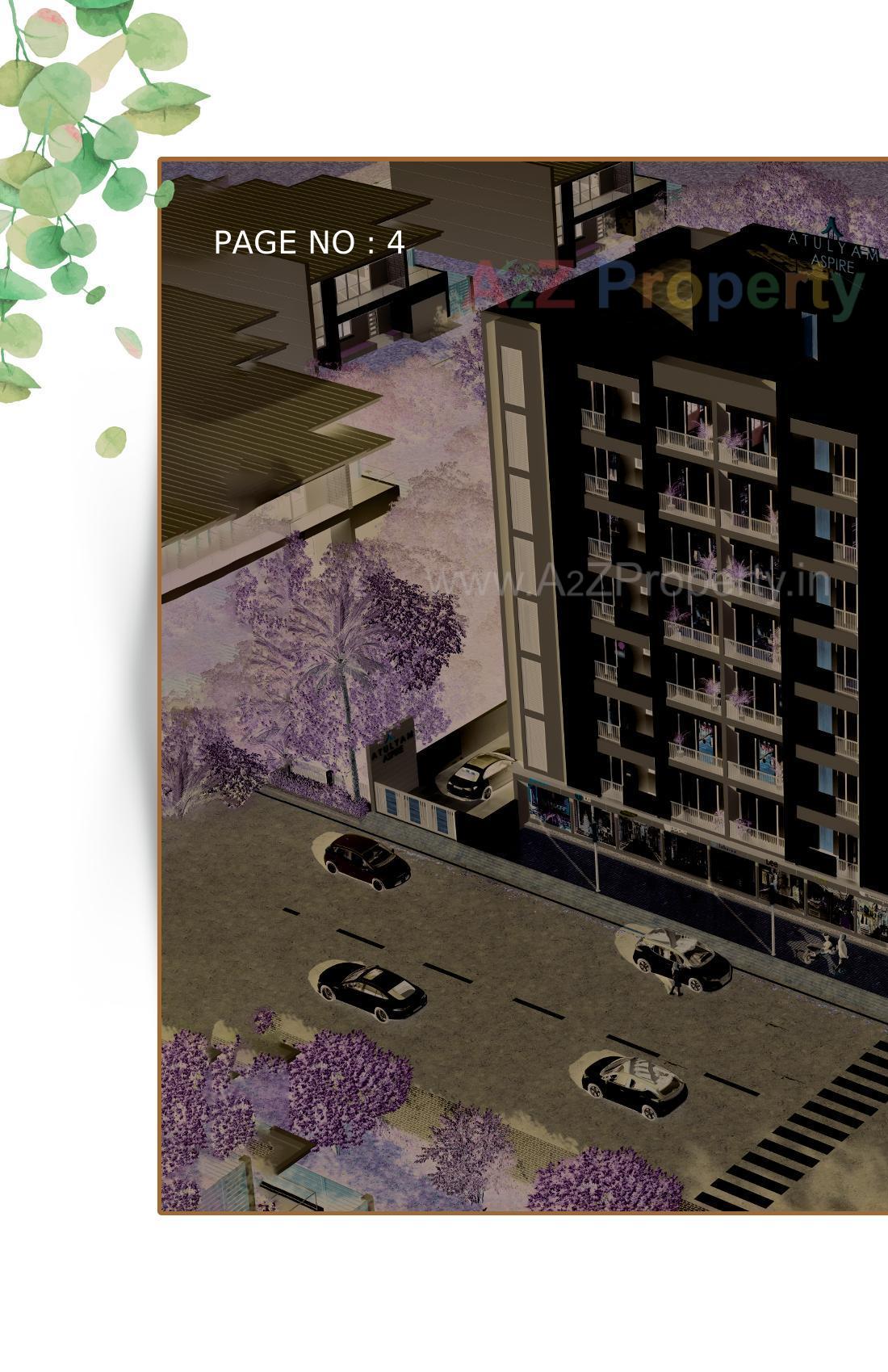 3D Elevation of real estate project Atulyam Aspire located at Rajkot, Rajkot, Gujarat