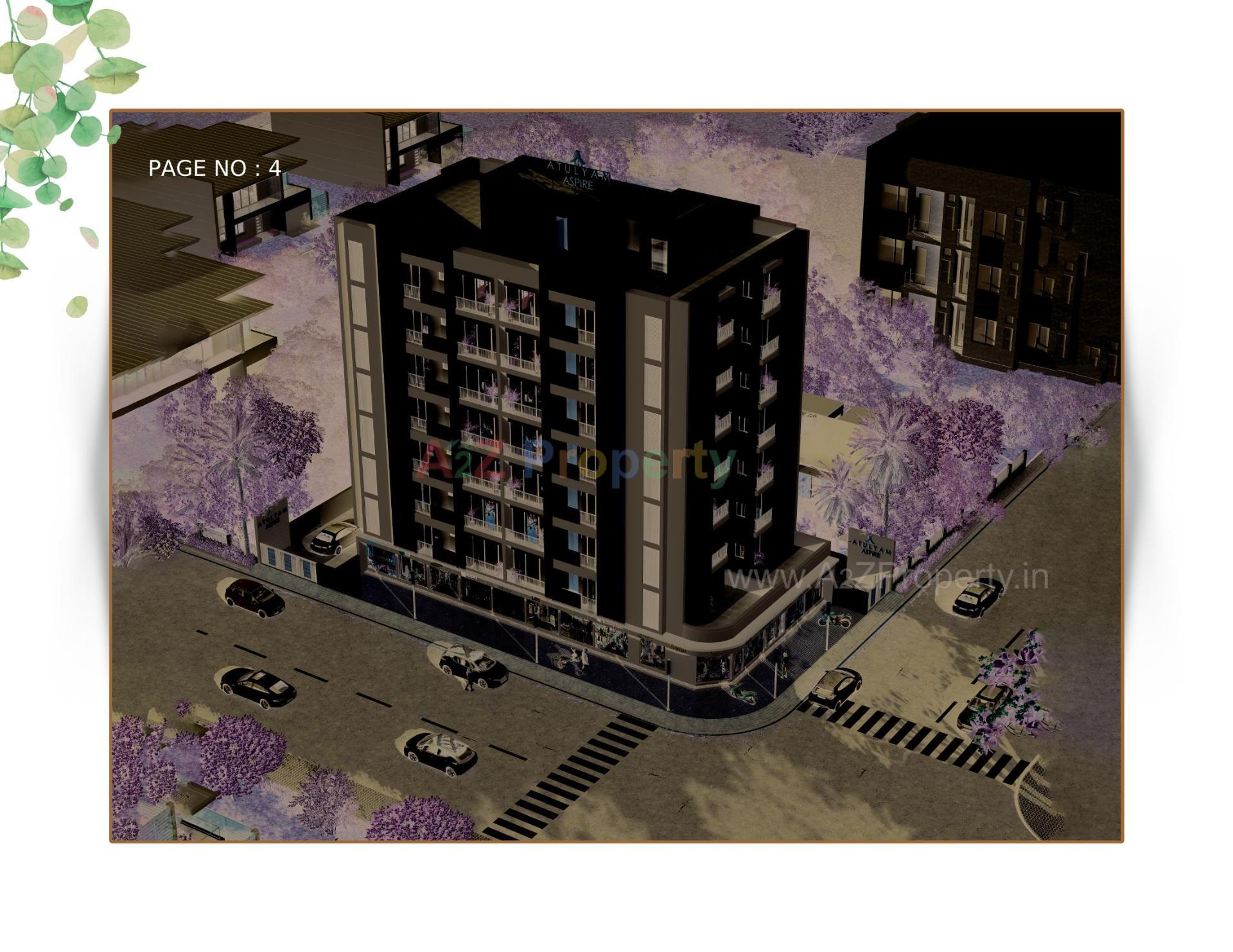 3D Elevation of real estate project Atulyam Aspire located at Rajkot, Rajkot, Gujarat