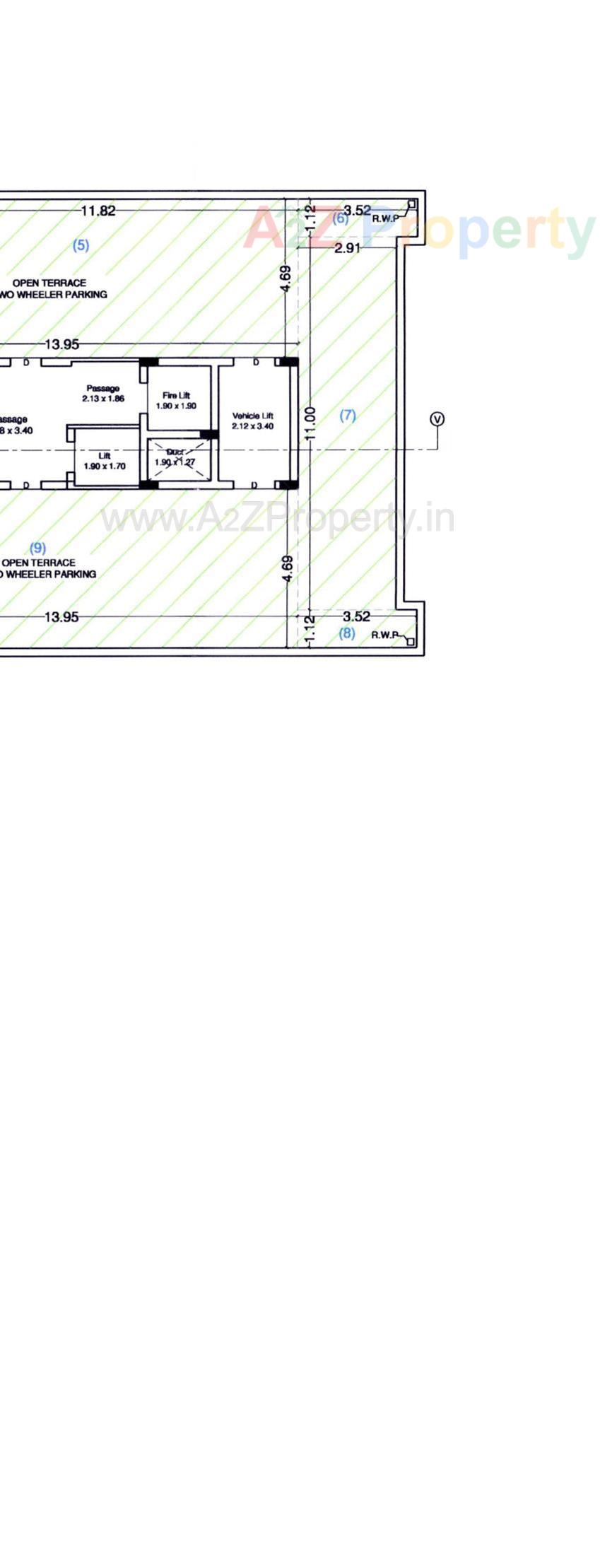 Layout of real estate project Atulyam Aspire located at Rajkot, Rajkot, Gujarat