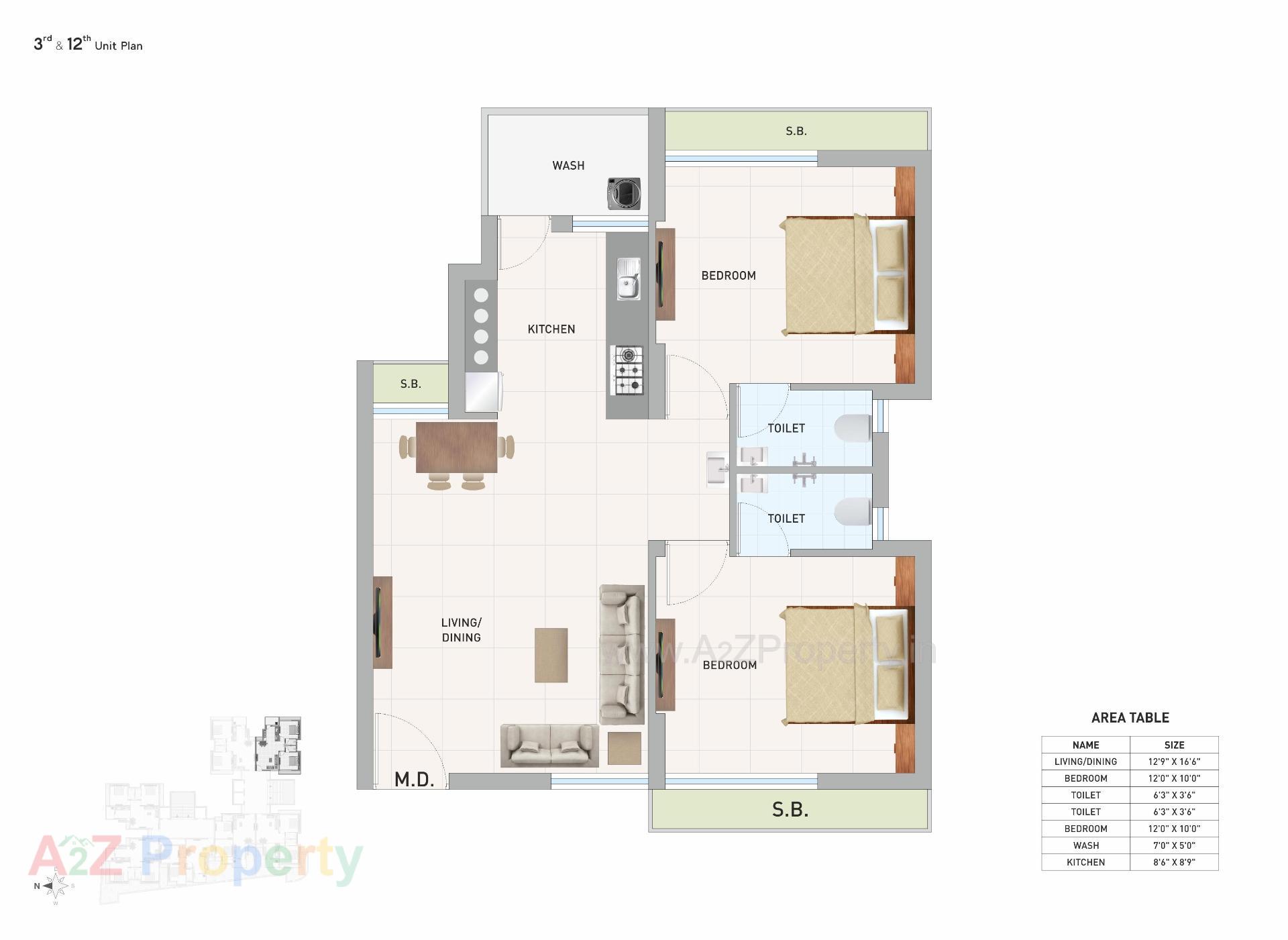 Layout of real estate project Atulyam Aura located at Rajkot, Rajkot, Gujarat