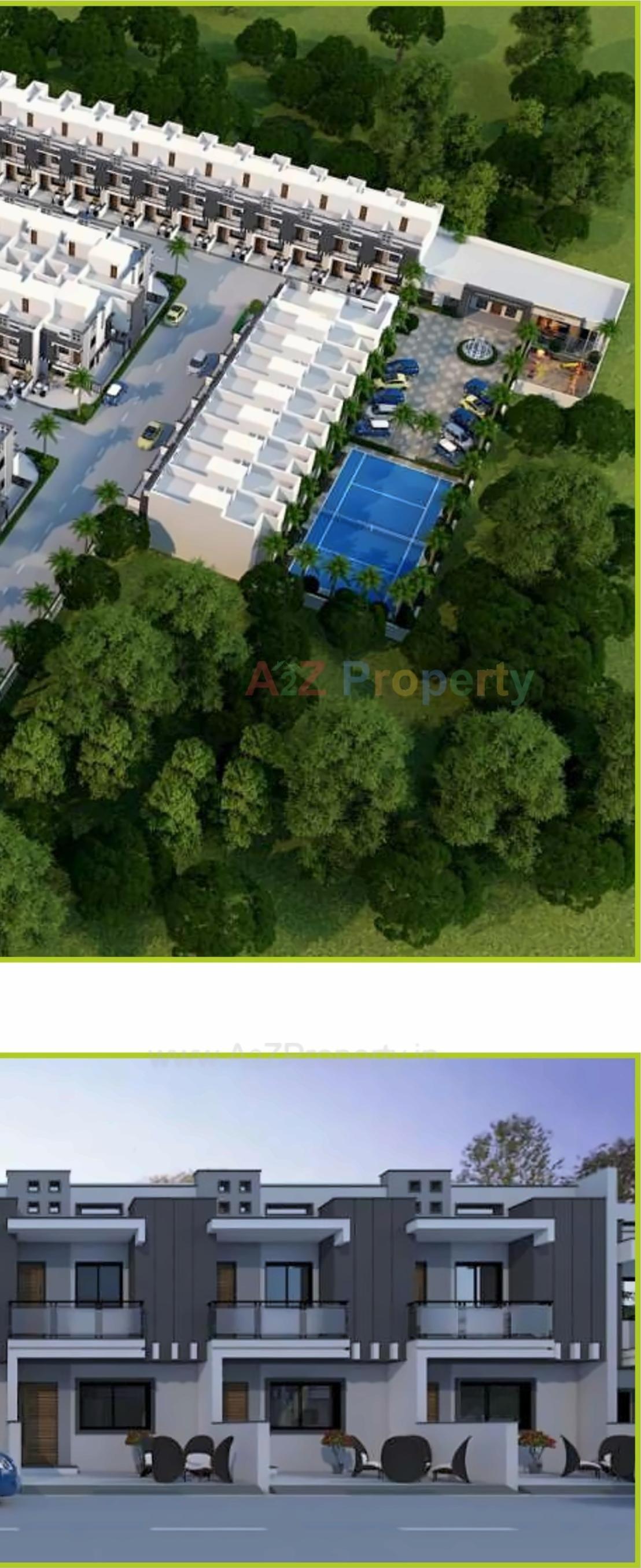 3D Elevation of real estate project Atulyam Greens located at Rajkot, Rajkot, Gujarat