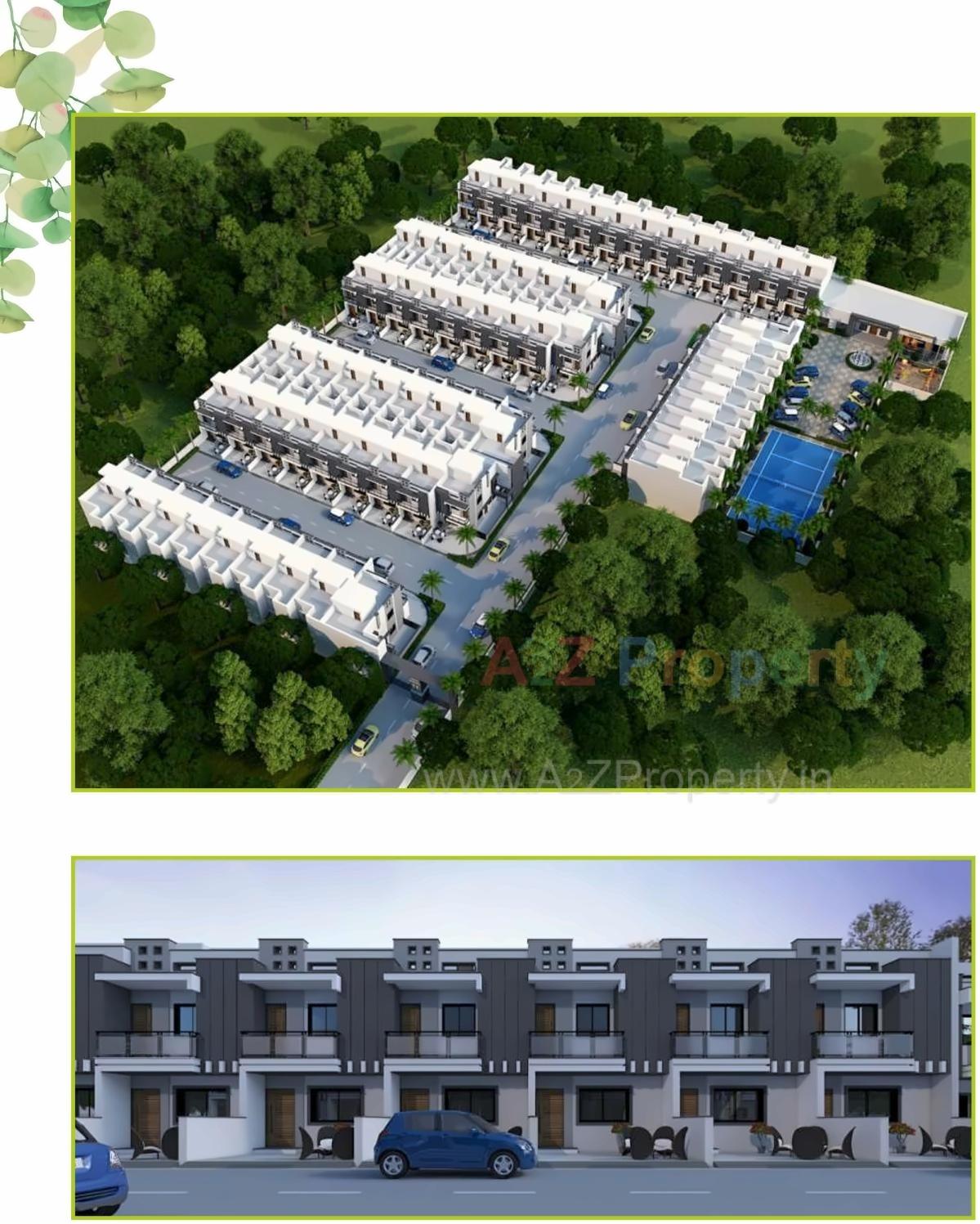 3D Elevation of real estate project Atulyam Greens located at Rajkot, Rajkot, Gujarat