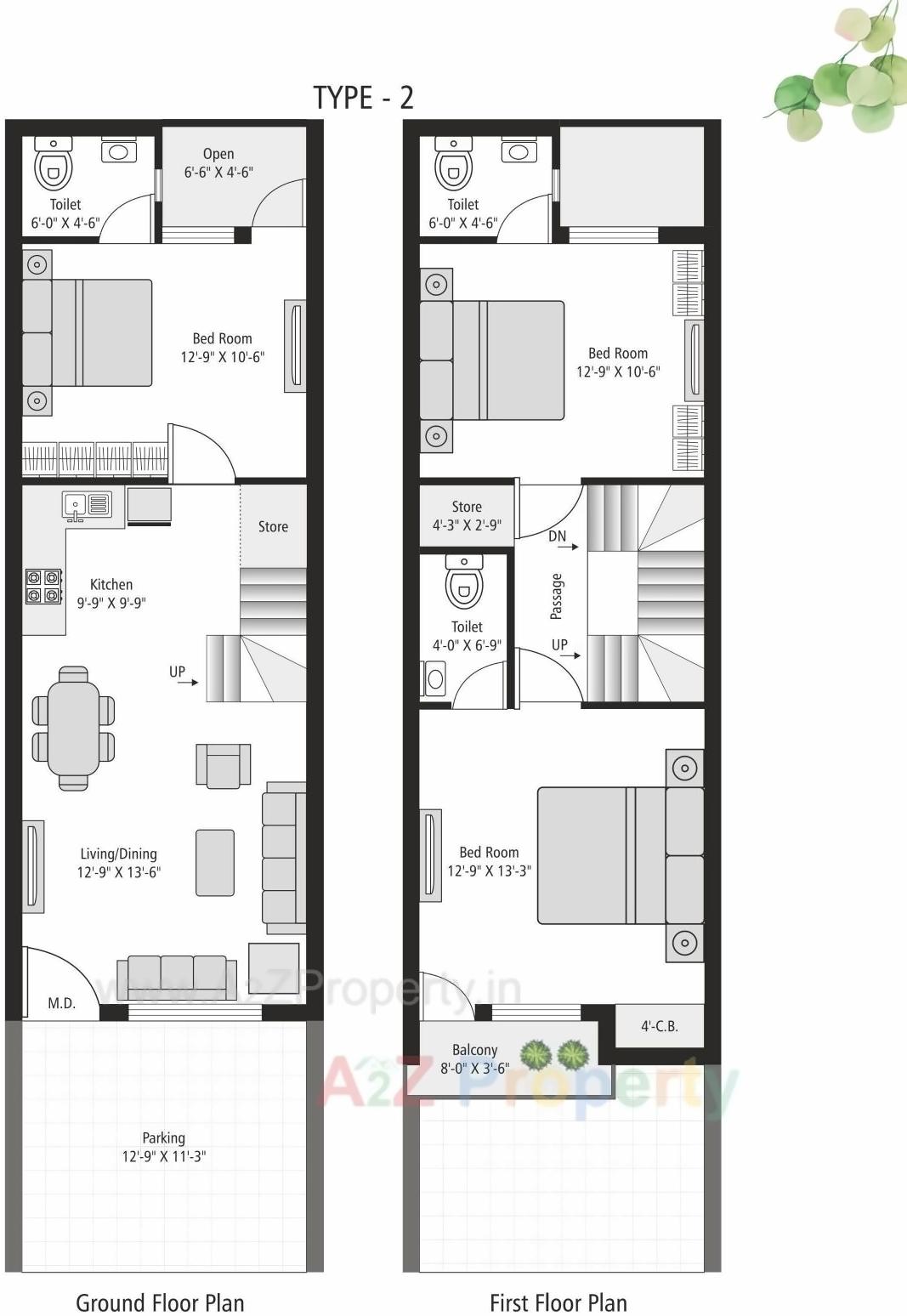 Layout of real estate project Atulyam Greens located at Rajkot, Rajkot, Gujarat