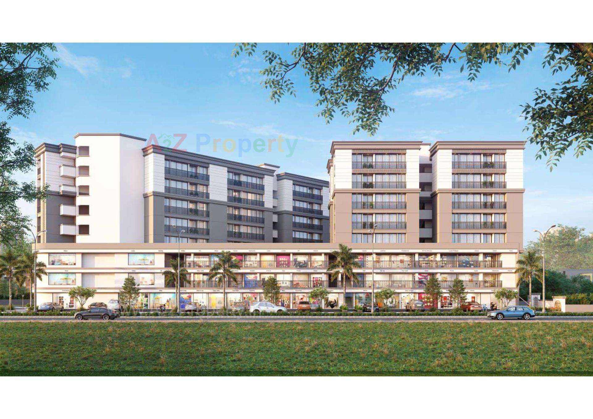 3D Elevation of real estate project Atulyam Prime located at Rajkot, Rajkot, Gujarat