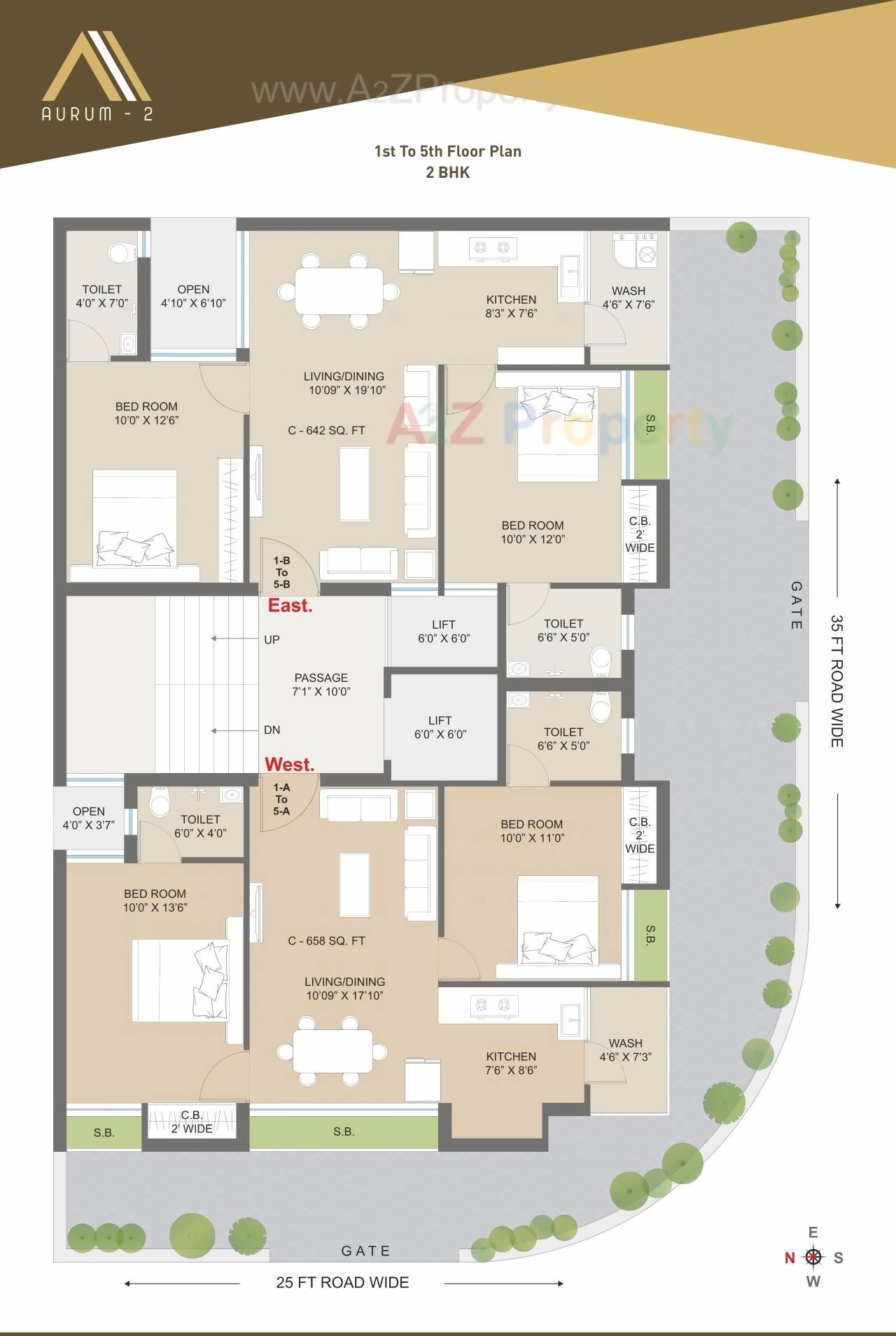 Layout of real estate project Aurum located at Munjka, Rajkot, Gujarat
