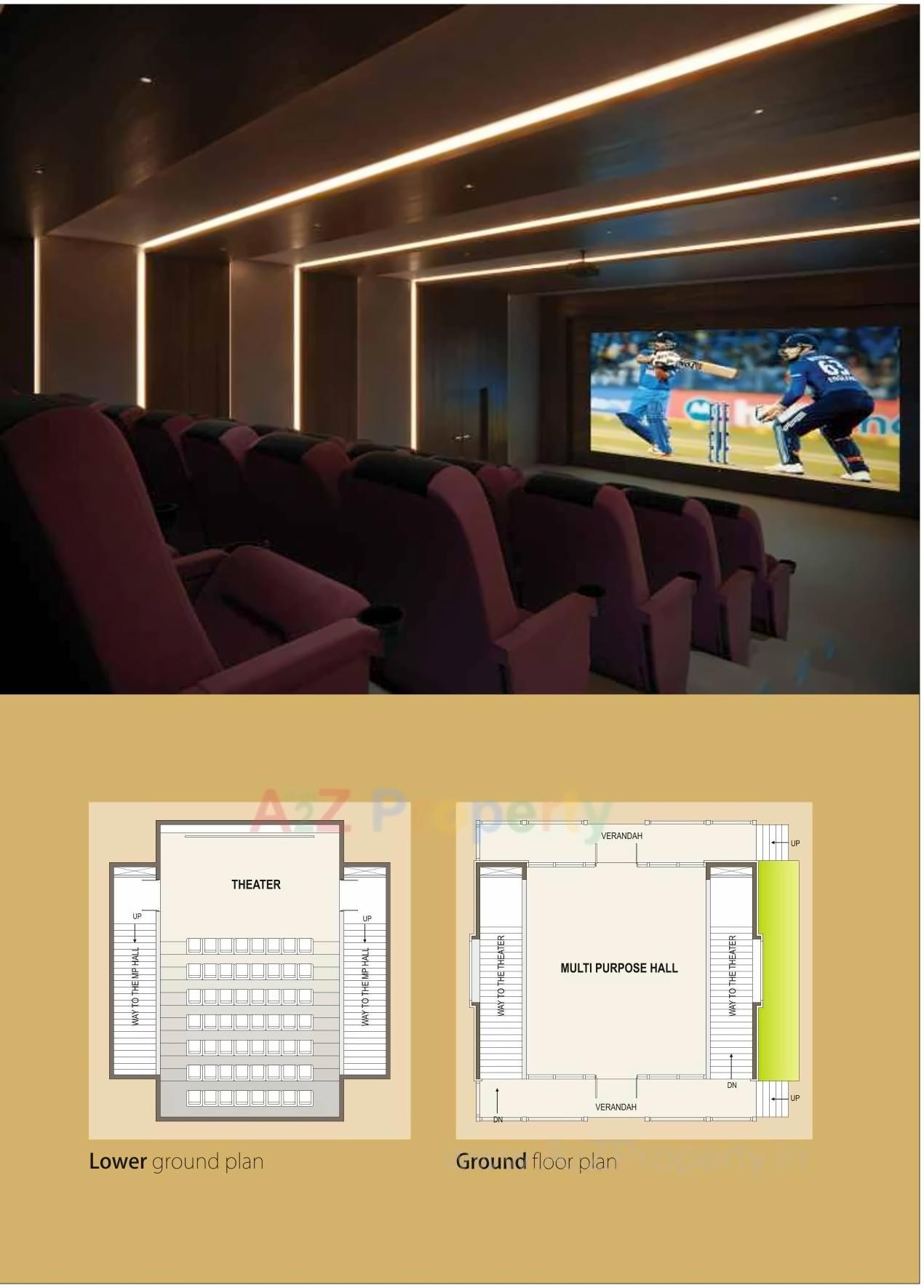 Layout of real estate project Aurum One located at Rajkot, Rajkot, Gujarat