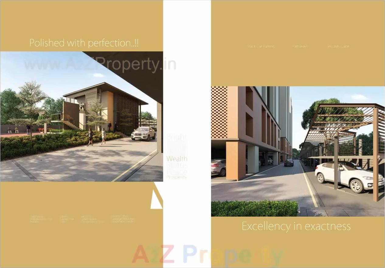 3D Elevation of real estate project Aurum One located at Rajkot, Rajkot, Gujarat