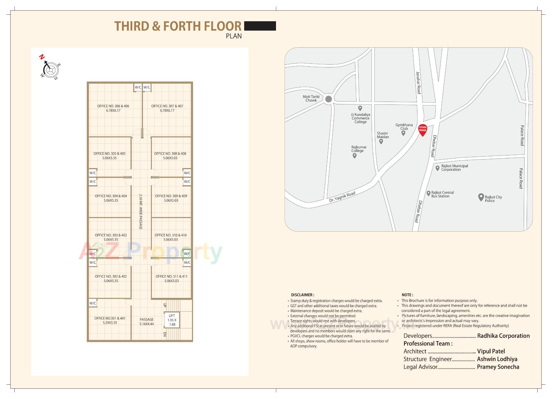  of real estate project Azzaro Square located at Rajkot, Rajkot, Gujarat