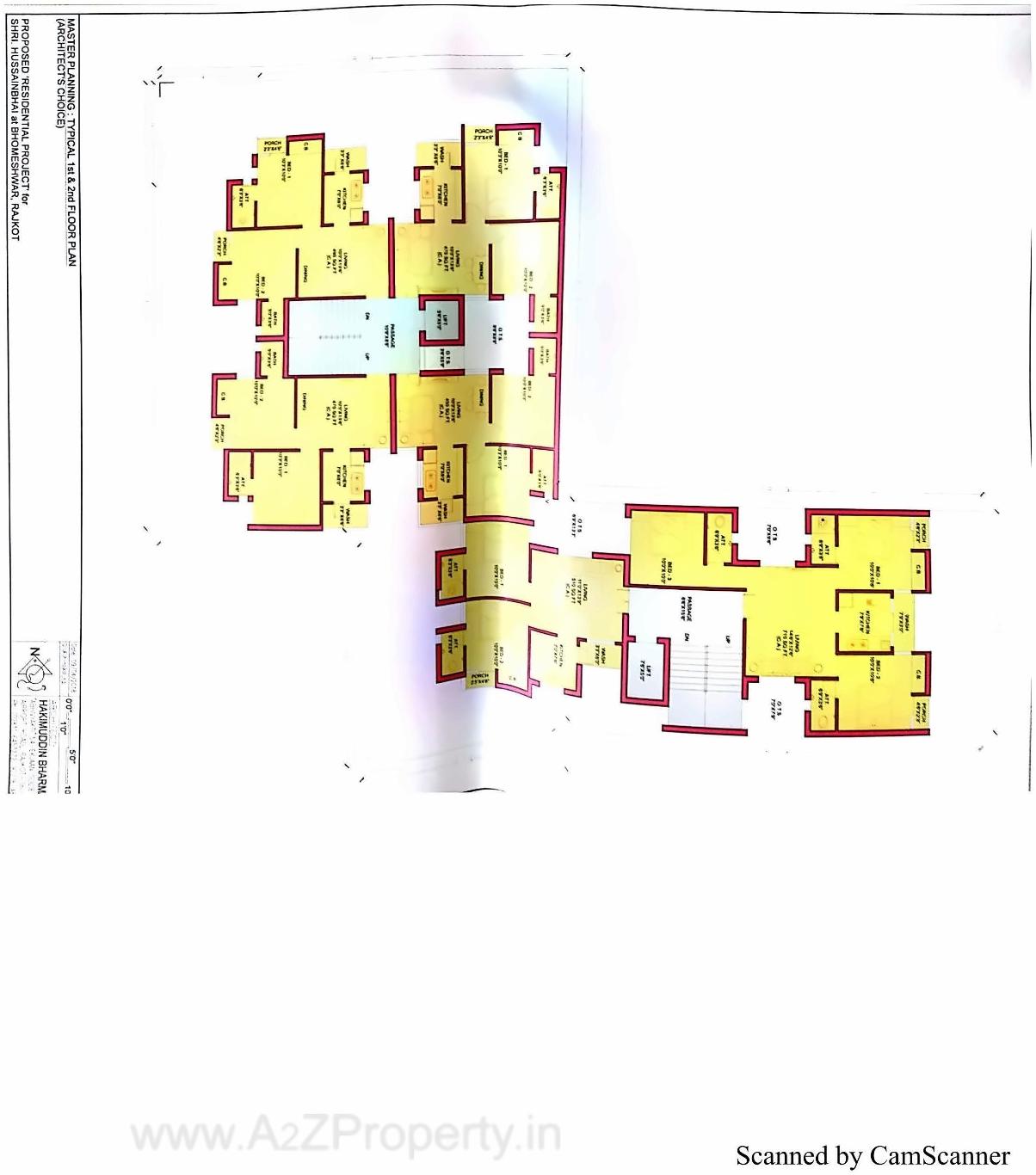Layout of real estate project Babji Park located at Rajkot, Rajkot, Gujarat