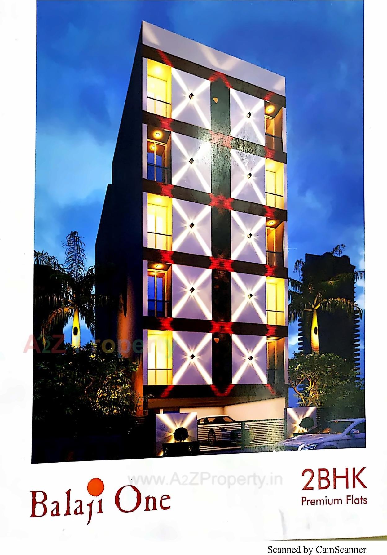 3D Elevation of real estate project Balaji One located at Nanamava, Rajkot, Gujarat